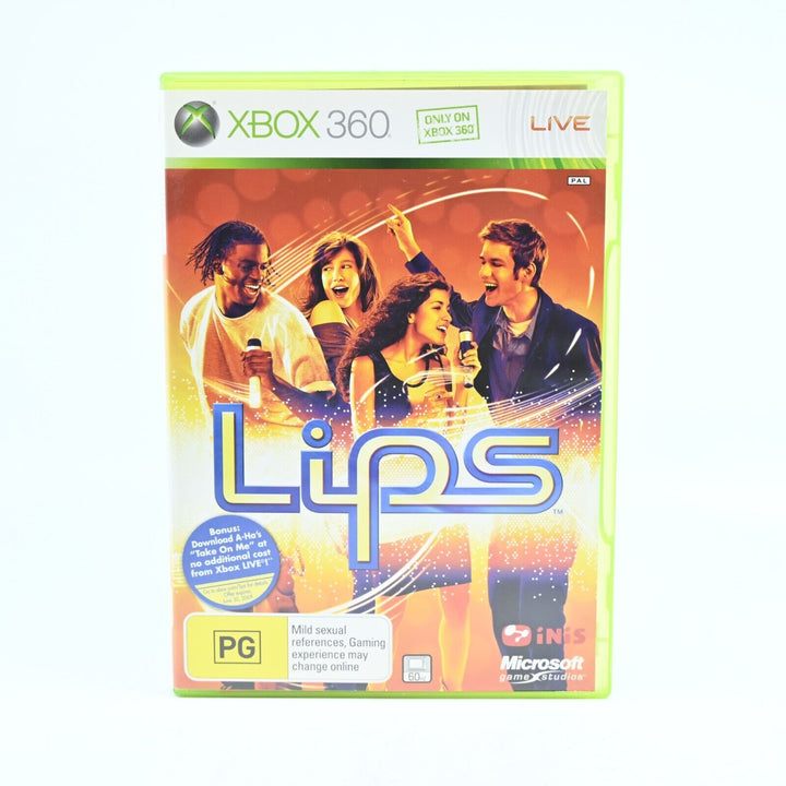 Lips - Xbox 360 Game + Manual - PAL - MINT DISC!