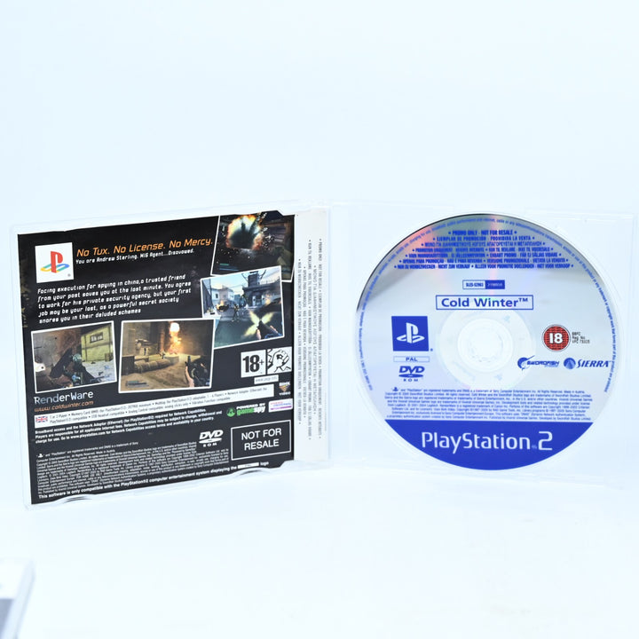 Cold Winter - Promo Disc - PS2 Game - Disc Only - PAL - MINT DISC!
