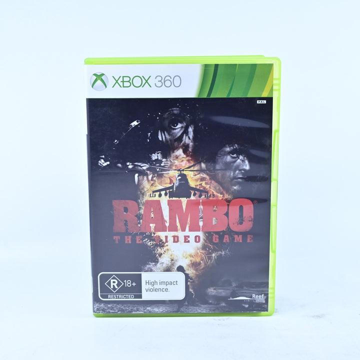 Rambo The Video Game - Xbox 360 Game + Manual - PAL - MINT DISC!