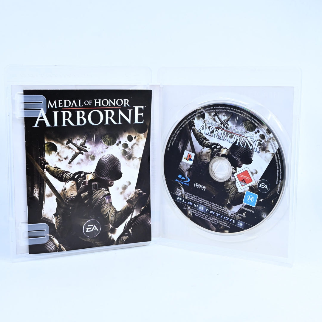 Medal of Honor Airborne - Sony Playstation 3 / PS3 Game + Manual - MINT DISC!