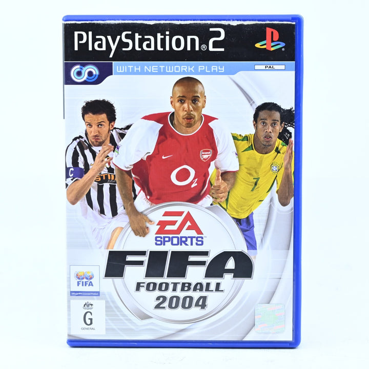 FIFA Football 2004 - Sony Playstation 2 / PS2 Game + Manual - PAL - FREE POST!
