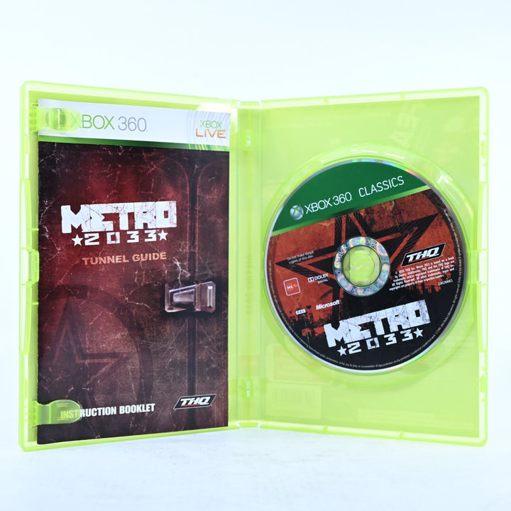 Metro 2033 - Xbox 360 Game + Manual - PAL - MINT DISC!