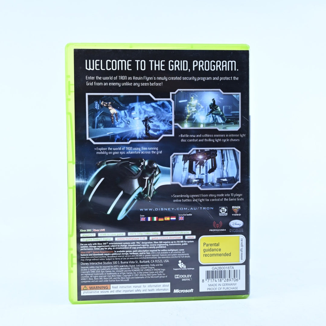 TRON: Evolution - Xbox 360 Game + Manual - PAL - MINT DISC!