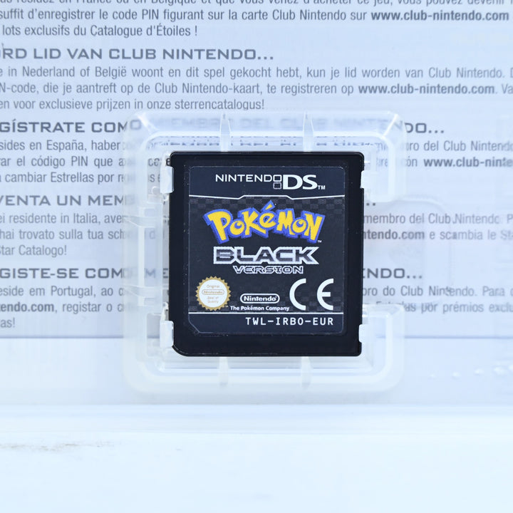 Pokemon Black - Nintendo DS Game - PAL + Manual - FREE POST!