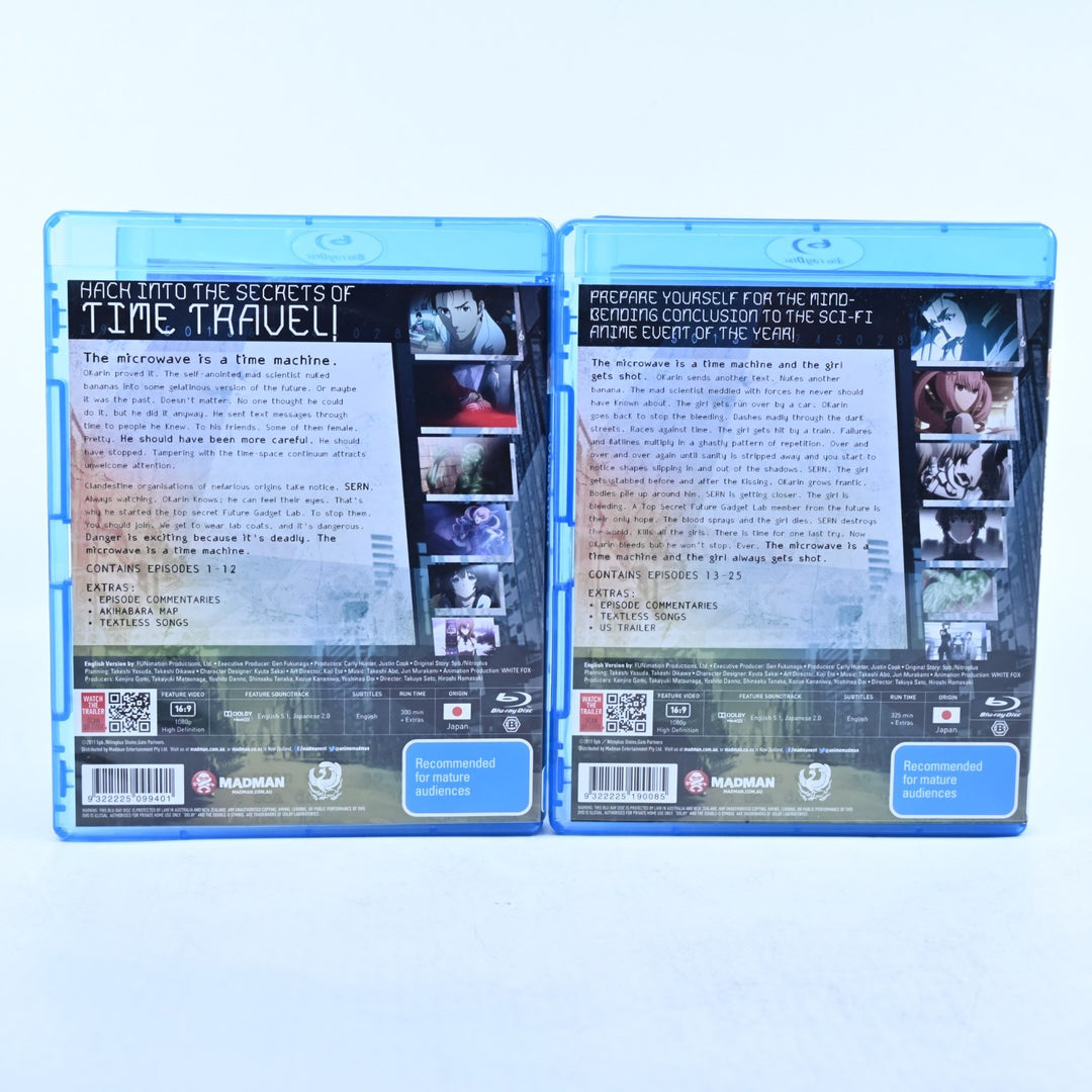 Steins;Gate - Collections 1 & 2 - Region B - Madman - Anime Blu-ray