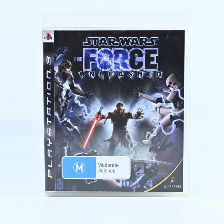 Star Wars: The Force Unleashed - Sony Playstation 3 / PS3 Game + Manual