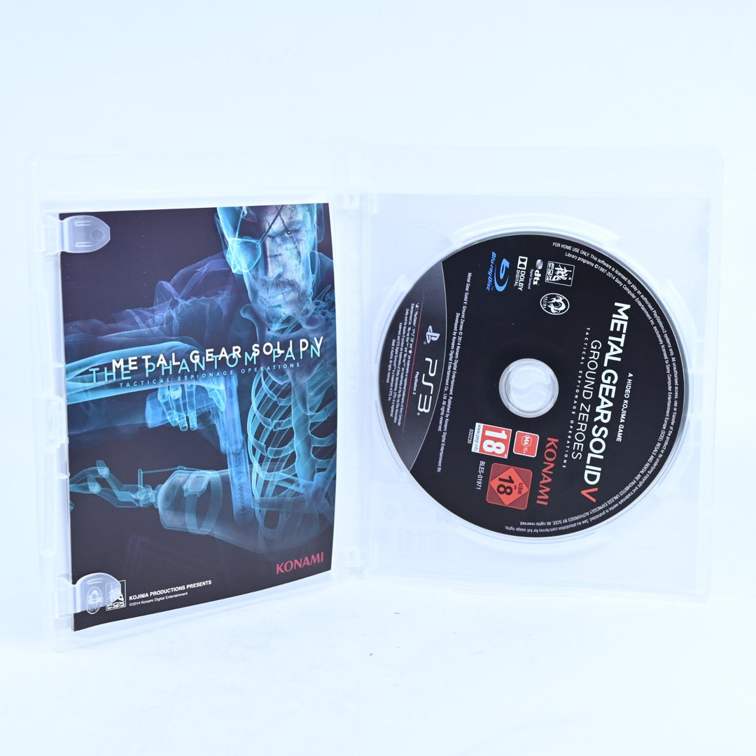Metal Gear Solid V: Ground Zeroes - Sony Playstation 3 / PS3 Game + Manual