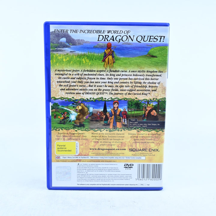 Dragon Quest - The Journey of the Cursed King - PS2 Game + Manual -  MINT DISC!