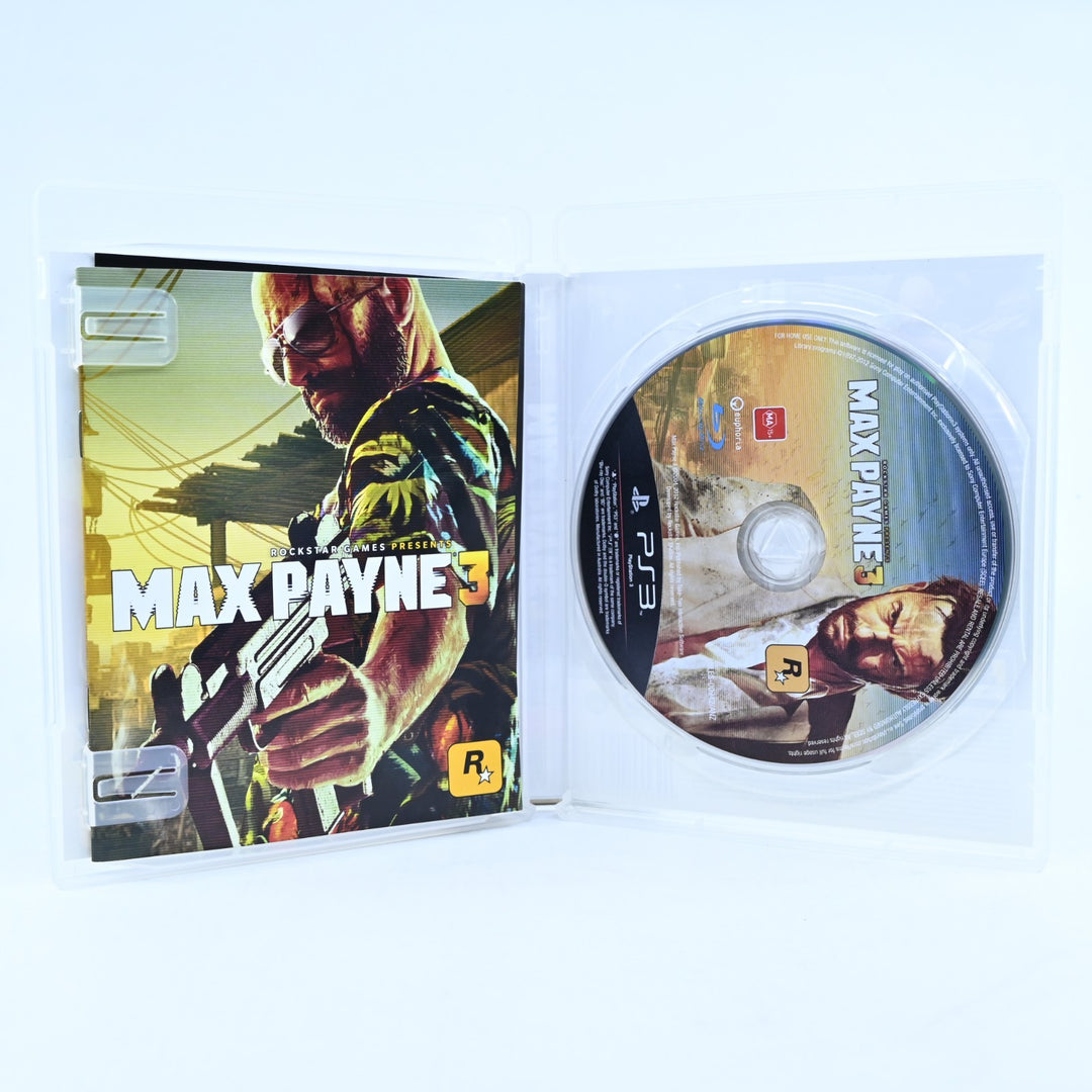 Max Payne 3 - Sony Playstation 3 / PS3 Game + Manual - FREE POST