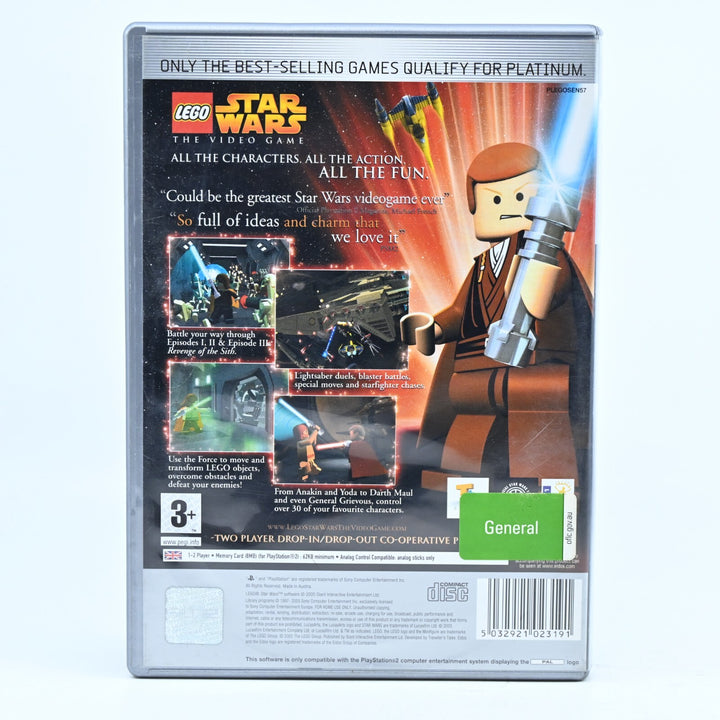 LEGO Star Wars: The Video Game - Sony Playstation 2 - No Manual - PAL!