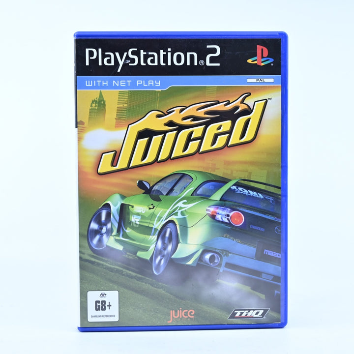 Juiced - Sony Playstation 2 / PS2 Game + Manual - PAL - MINT DISC!