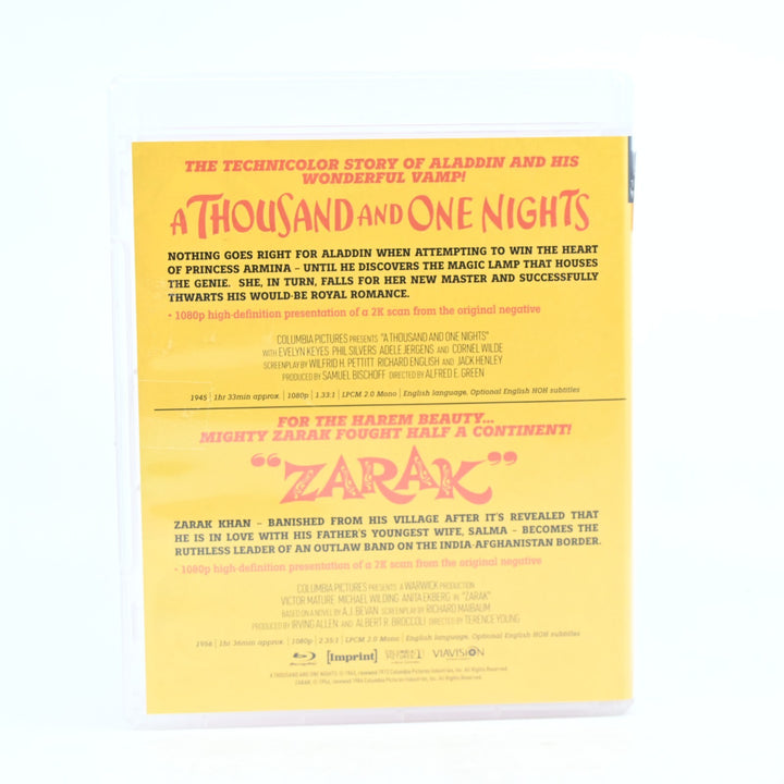 A Thousand and One Nights (1945) & Zarak (1956) - AUS PAL - Blu-ray
