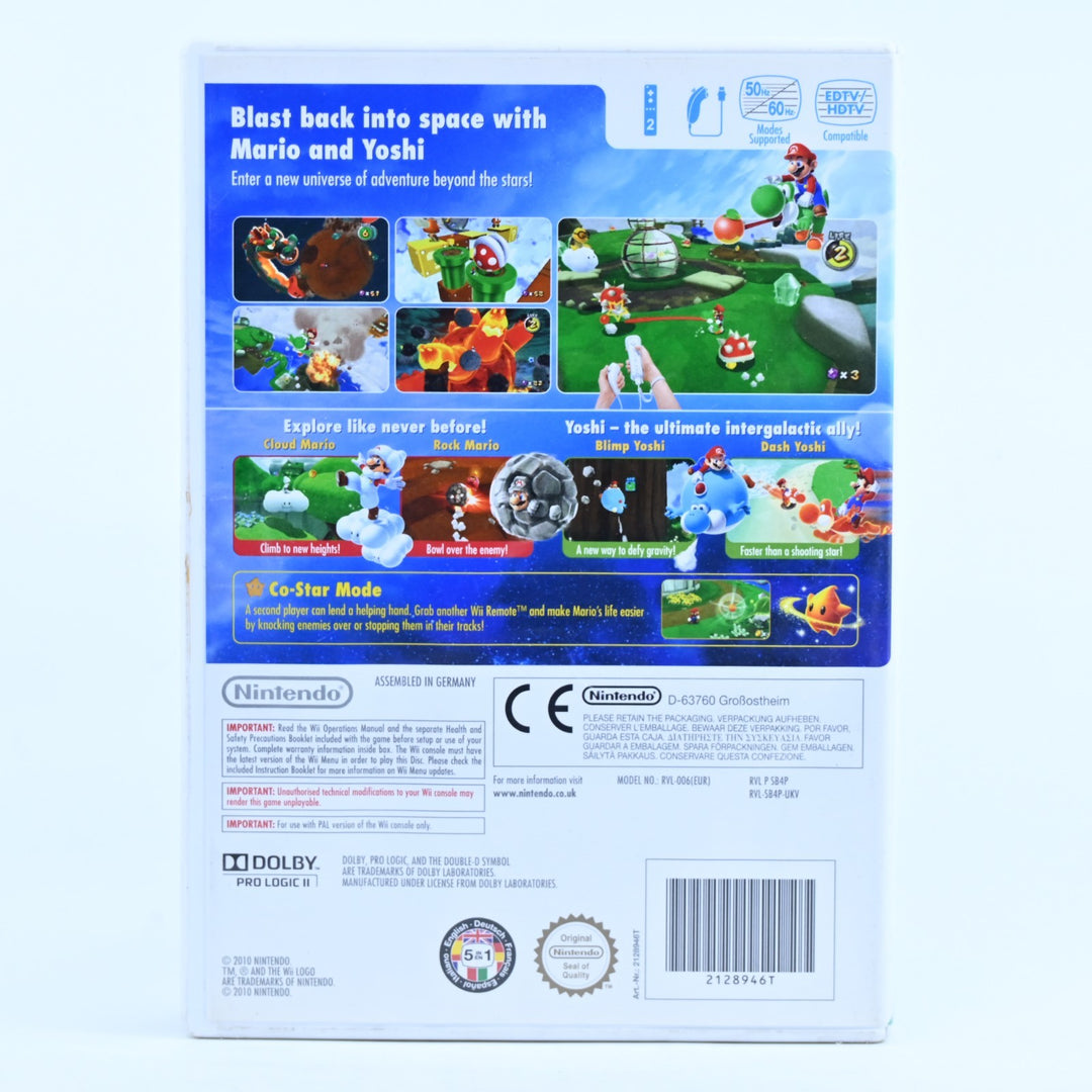 Super Mario Galaxy 2 - Nintendo Wii Game + Manual - PAL - MINT DISC!