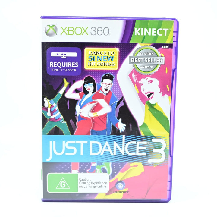 Just Dance 3 - Xbox 360 Game + Manual - PAL - MINT DISC!