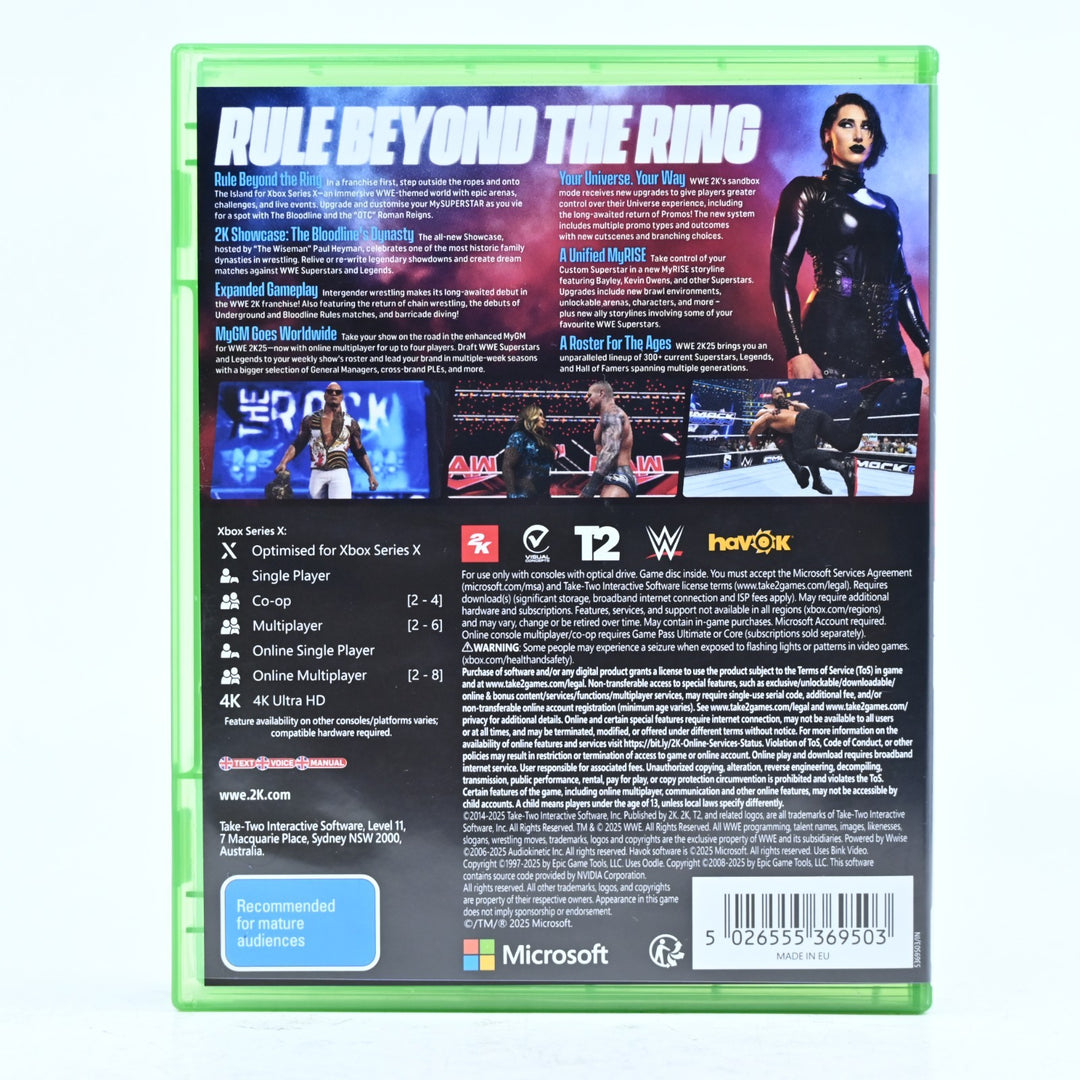 WWE 2k25 - Xbox One / Xbox Series X Game - PAL - FREE POST!
