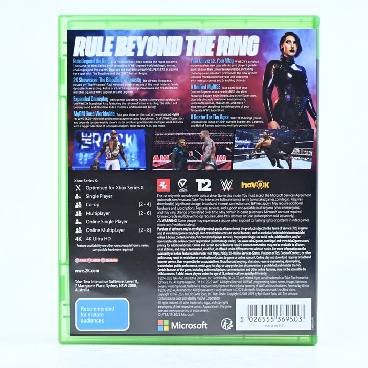 WWE 2k25 - Xbox One / Xbox Series X Game - PAL - FREE POST!