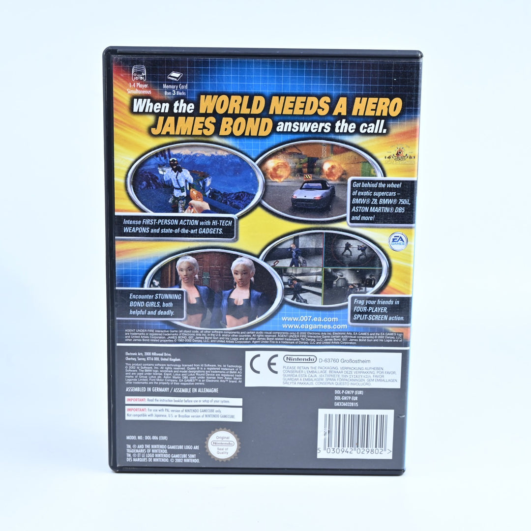 James Bond 007 in Agent Under Fire - Nintendo Gamecube Game - PAL - FREE POST!