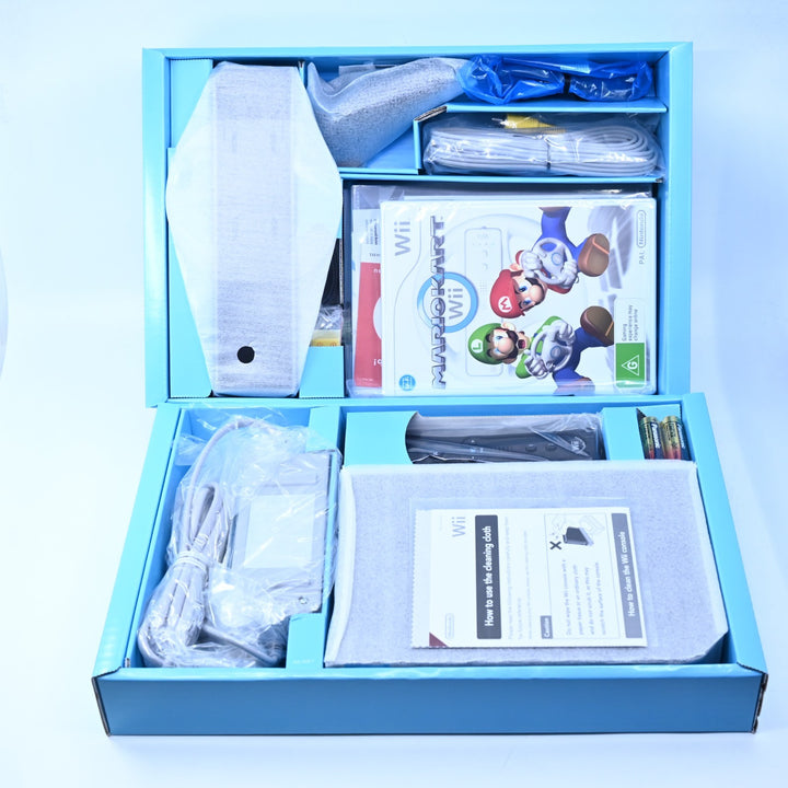 UNUSED! Mario Kart Wii Pack - Black - Nintendo Wii Boxed Console - AUS PAL