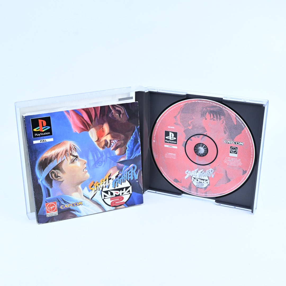 Street Fighter: Alpha 2 - Sony Playstation 1 / PS1 Game + Manual - MINT DISC!