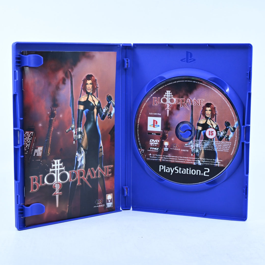 BloodRayne 2 - Sony Playstation 2 / PS2 Game + Manual - PAL