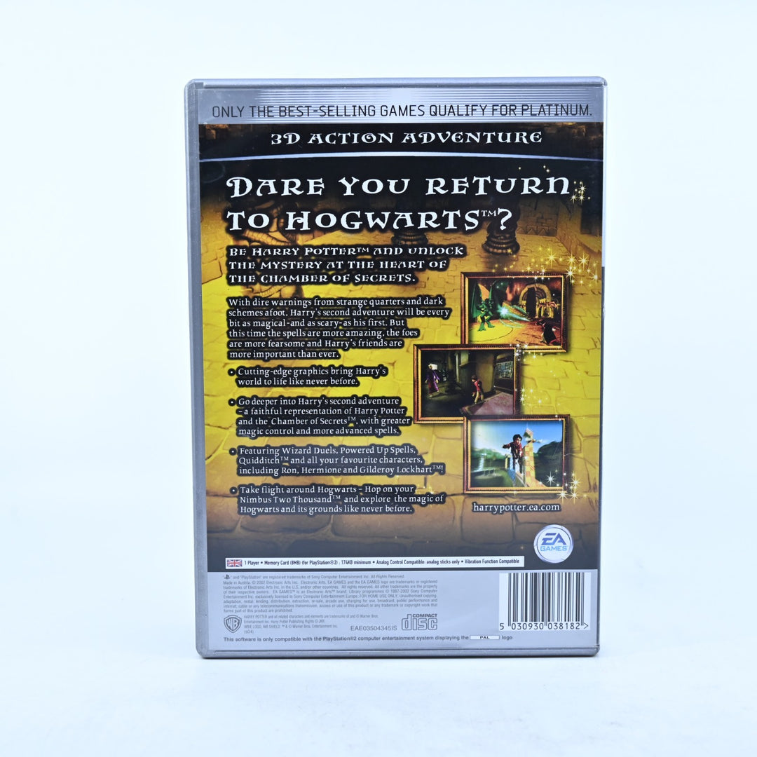 Harry Potter and the Chamber of Secrets - Sony Playstation 2 / PS2 Game + Manual