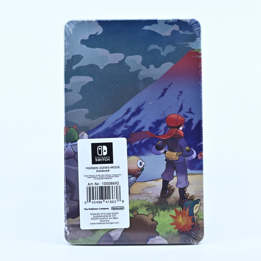 SEALED Pokemon Legends: Arceus - Steelbook - Nintendo Switch Accessory FREE POST