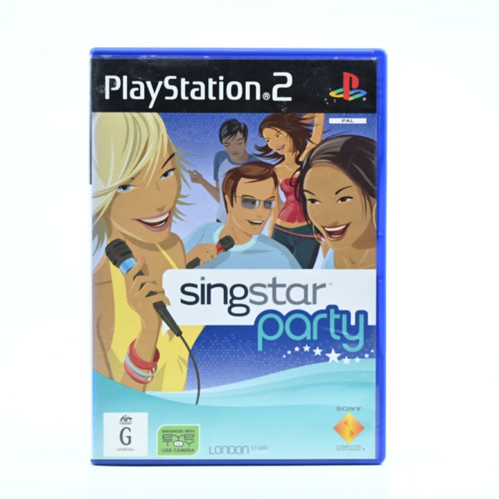 Singstar Party - Sony Playstation 2 / PS2 Game + Manual - PAL - MINT DISC!