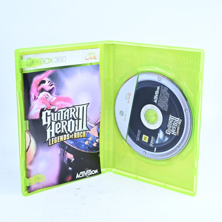 Guitar Hero III: Legends of Rock - Xbox 360 Game - PAL - NEAR MINT DISC!