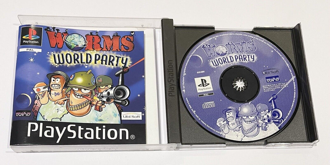 Worms World Party - Sony Playstation 1 / PS1 Game - PAL - FREE POST!