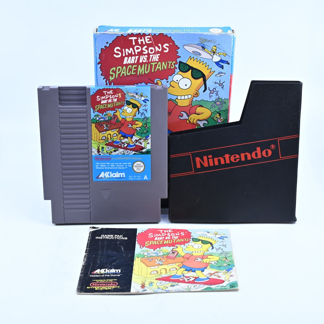 The Simpsons Bart vs. The Space Mutants - NES Boxed Game - PAL - FREE POST!