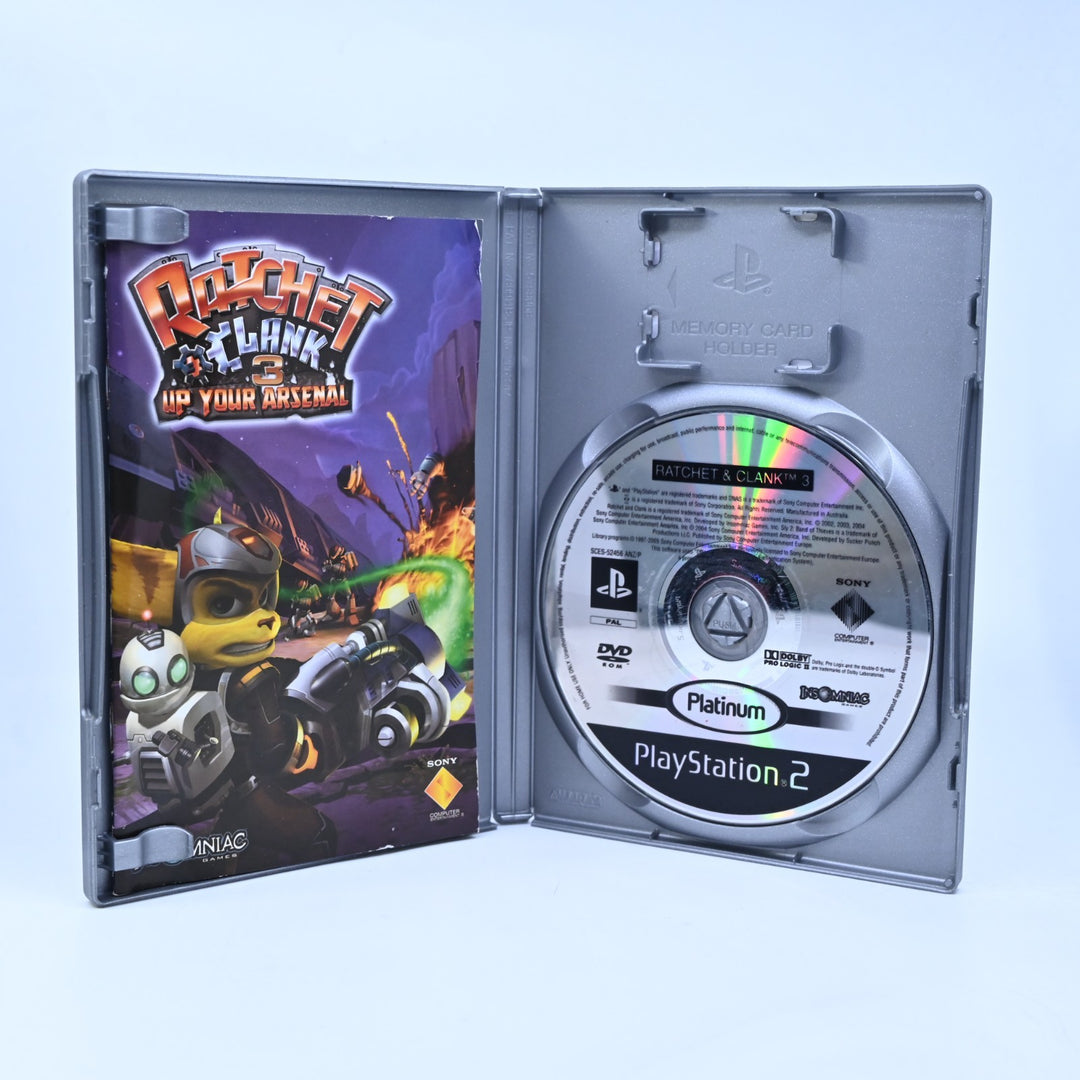 Ratchet & Clank 3: Up Your Arsenal - Sony Playstation 2 / PS2 Game + Manual