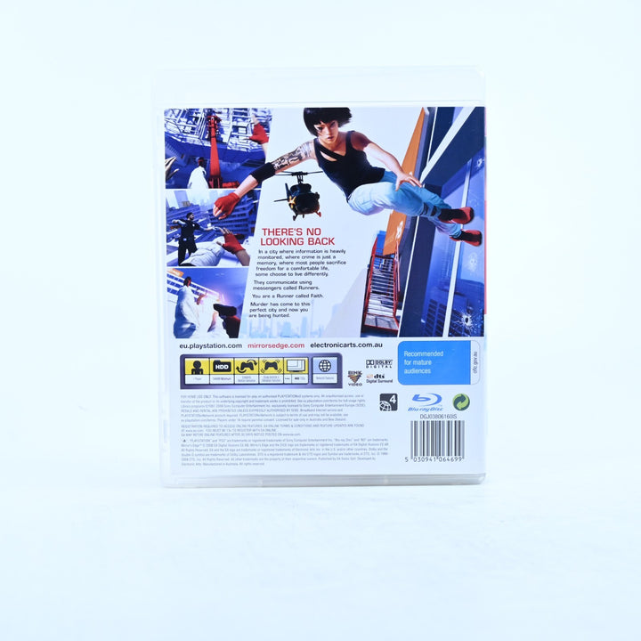 Mirror's Edge - Sony Playstation 3 / PS3 Game + Manual - MINT DISC!