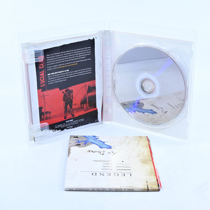 Red Dead Redemption - Alternate Art Cover - PS3 Game + Manual + Map