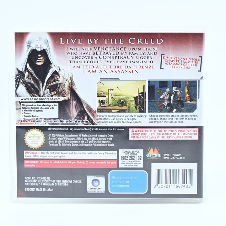 Assassin's Creed II 2: Discovery - Nintendo DS Game - PAL + Manual - FREE POST!