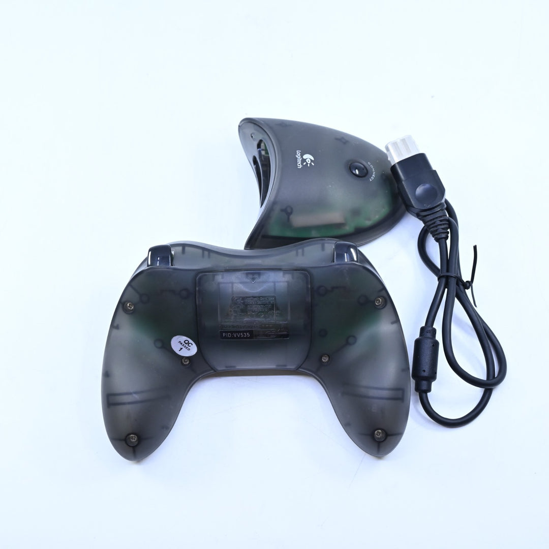 Logitech Cordless Attack Controller & Receiver - Grey - Original Xbox Accessory