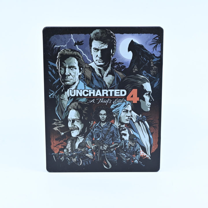 Uncharted 4  - Steelbook Only - Xbox One / PS4 - No Game - FREE POST!