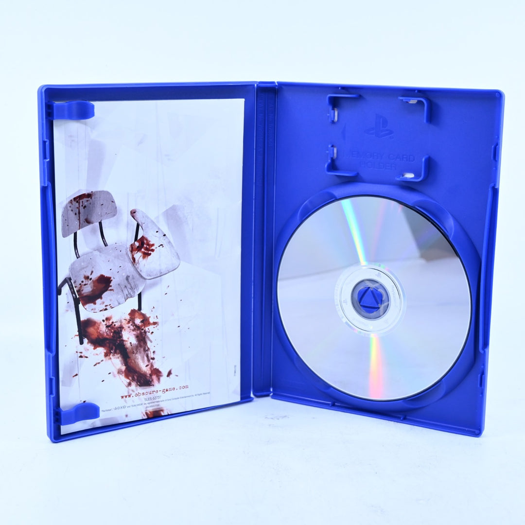 Obscure - Sony Playstation 2 / PS2 Game + Manual - PAL - MINT DISC!