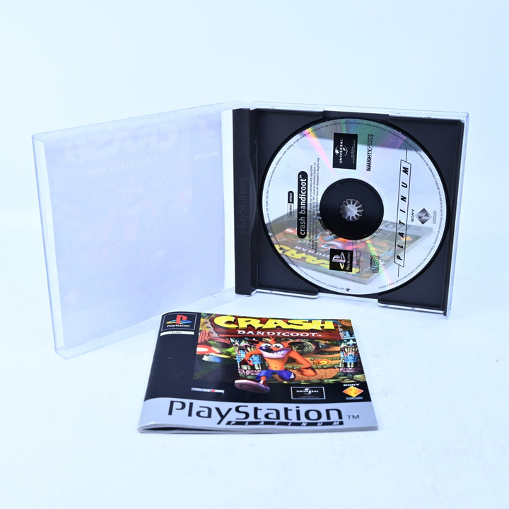 Crash Bandicoot - Sony Playstation 1 / PS1 Game + Manual - PAL - MINT DISC!