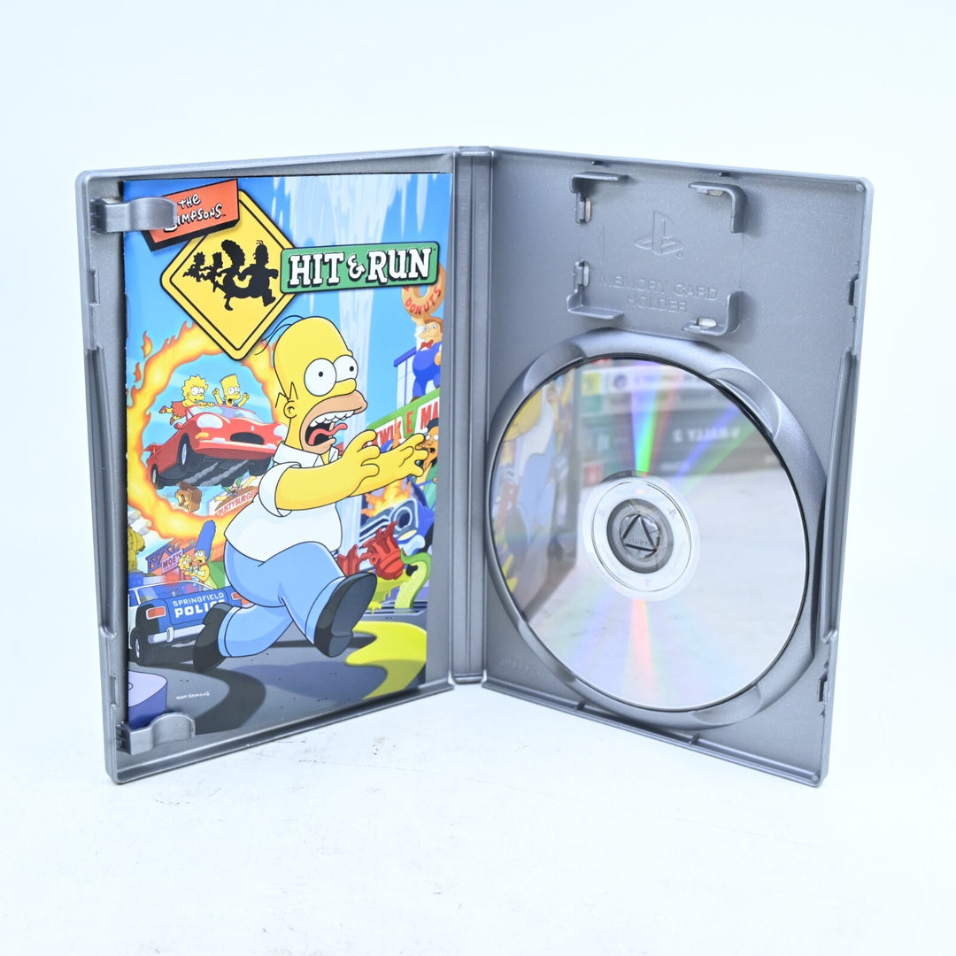 The Simpsons Hit & Run - Sony Playstation 2 / PS2 Game + Manual - PAL