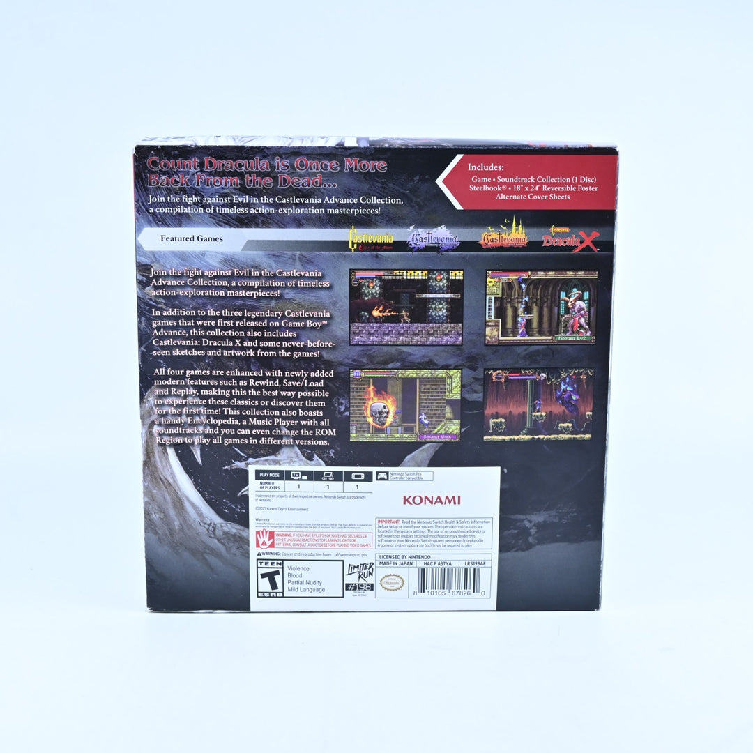 SEALED Game + Soundtrack Castlevania: Advance Collection - Nintendo Switch Game