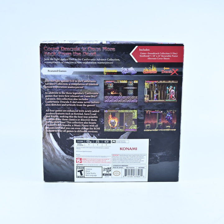 SEALED Game + Soundtrack Castlevania: Advance Collection - Nintendo Switch Game
