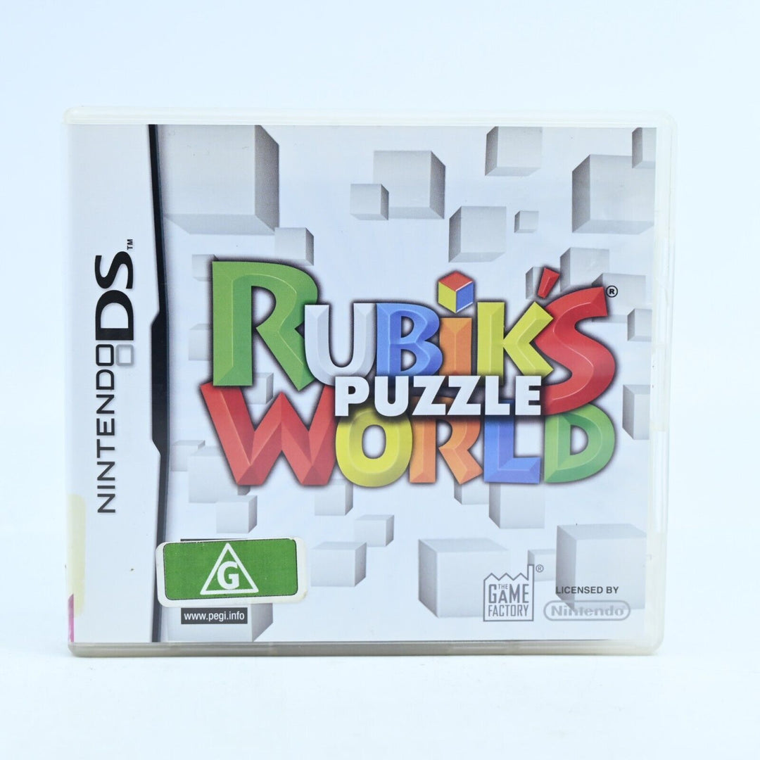 Rubik's Puzzle World - Nintendo DS Game - PAL + Manual - FREE POST!