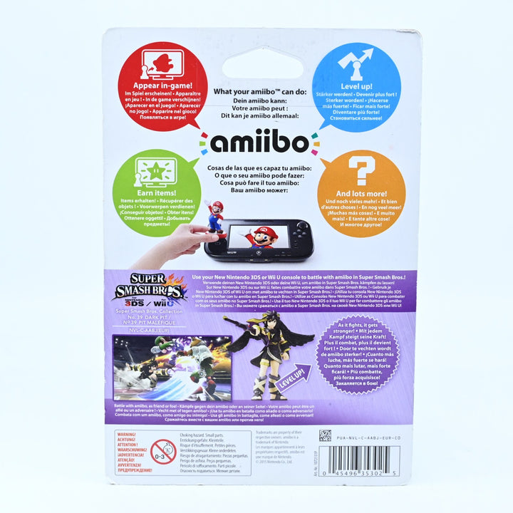 SEALED! Dark Pit Amiibo No.39 - Super Smash Bros. - Toy - FREE POST