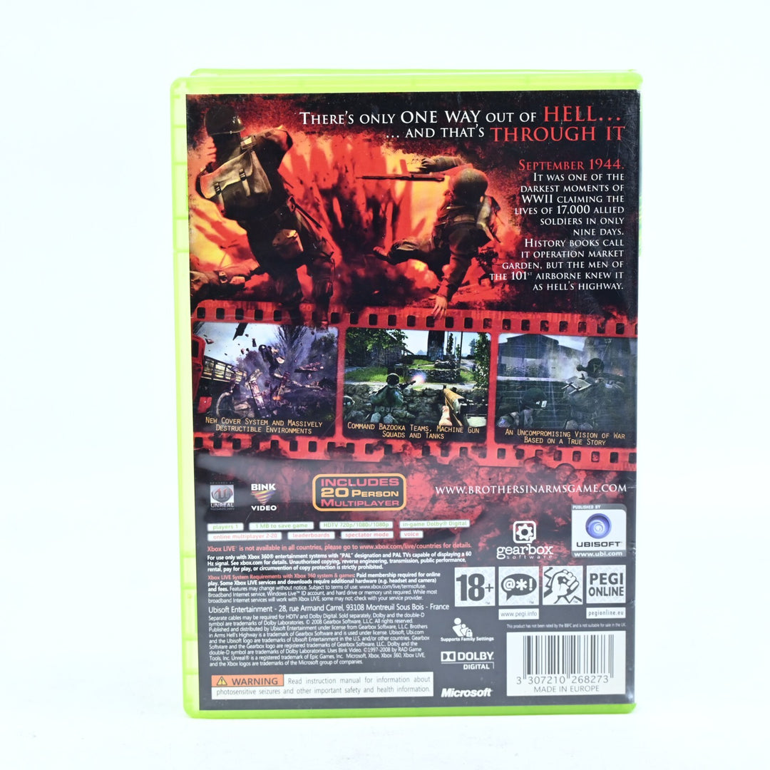 Borthers in arms: Hell's Highway - Xbox 360 Game - No Manual - PAL - MINT DISC!