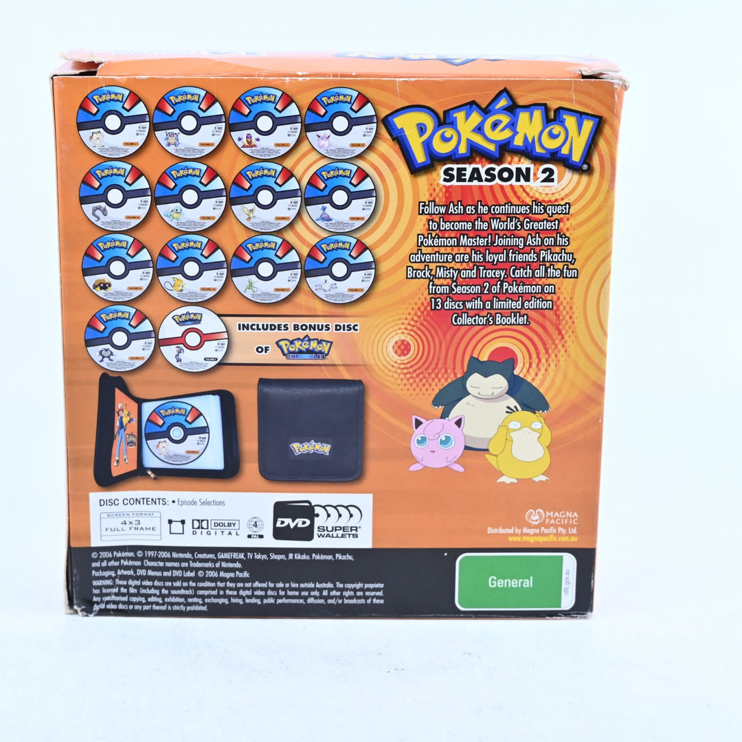 Pokemon - Season 2 - Wallet 14 DVD Collection + Chronicles - Region 4 Anime DVD