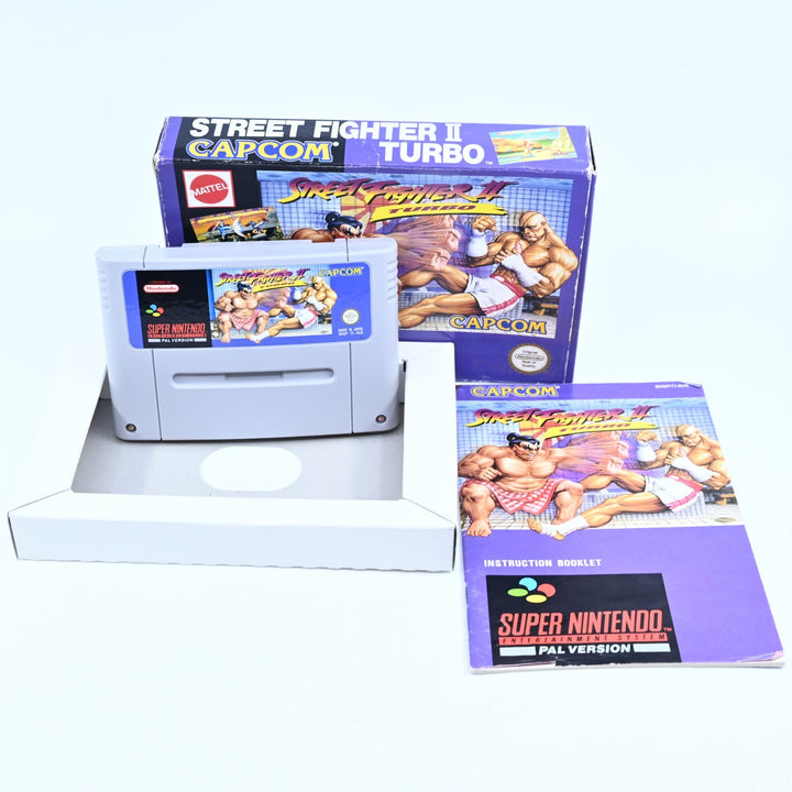 Street Fighter II Turbo - Super Nintendo / SNES Boxed Game - PAL - FREE POST!