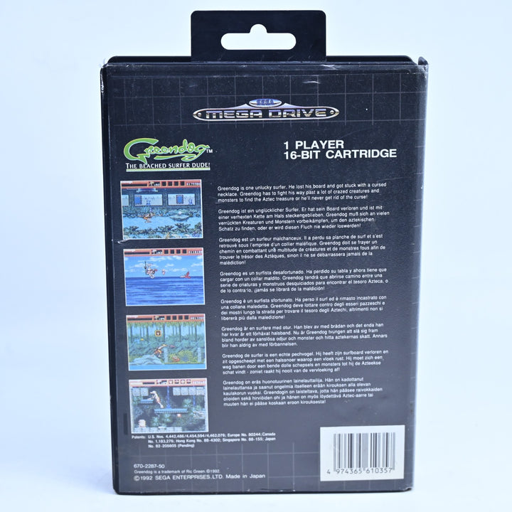 Greendog: The Beached Surfer Dude! - Sega Mega Drive Game + Manual - PAL