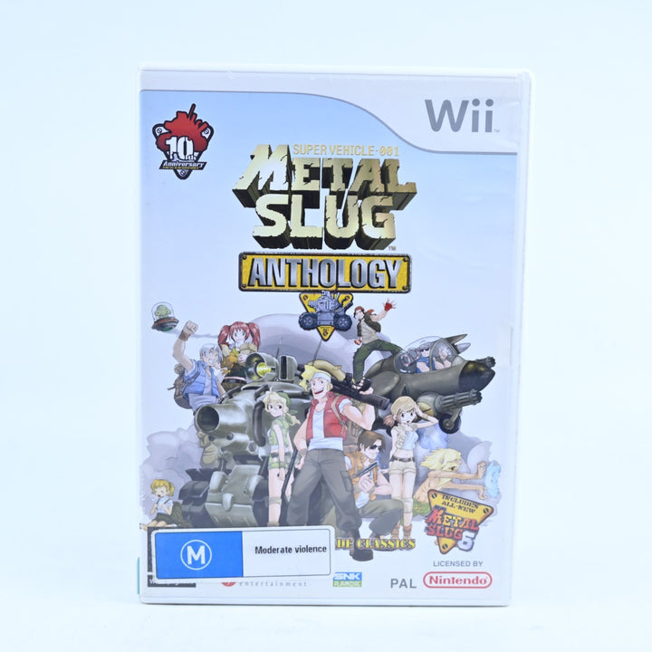 Metal Slug Anthology - Nintendo Wii Game + Manual - PAL - MINT DISC!