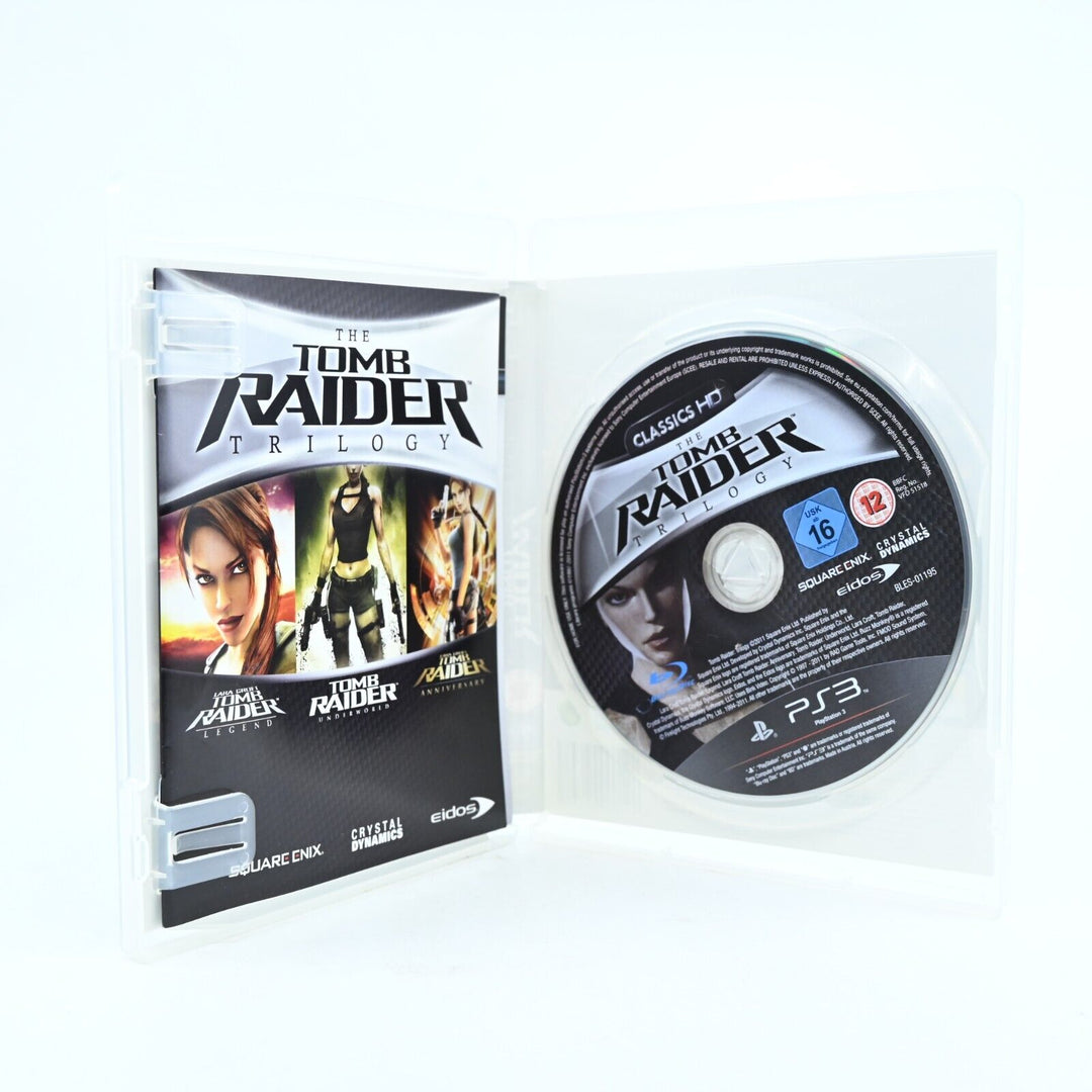 Tomb Raider Trilogy - Sony Playstation 3 / PS3 Game + Manual - MINT DISC!