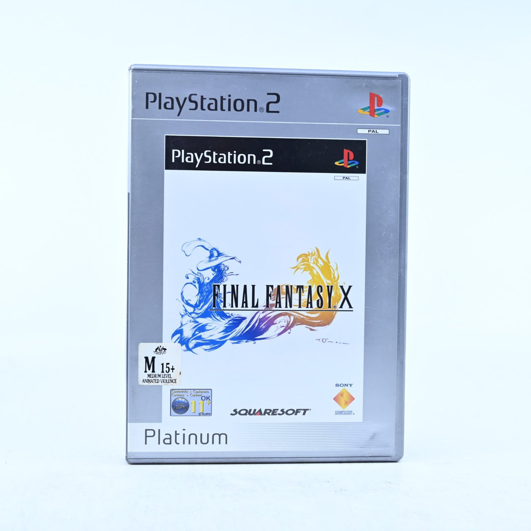Final Fantasy X - Sony Playstation 2 / PS2 Game + Manual - PAL - MINT DISC!